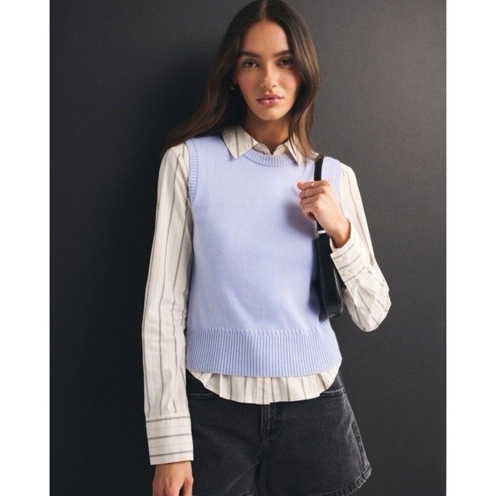 Pendleton Sweater Vest Silk Cashmere S Old Money Quiet Luxury Academia Layering